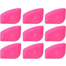 9PCS 비닐 라벨 스크래핑 도구 소프트 블루 스퀴지 자동 스티커 데칼 화면 인쇄 표지판 공예 플랫 스크래퍼 만들기 하드 핑크, Hard Pink