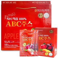 물넣지않은 NFC착즙 100% 국내산 ABC주스 70ml, 30개
