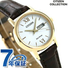시티즌 솔라 데이데이트 입니다 여성 손목시계 입니다 브랜드 EW3252-07A CITIZEN 화이트 입니다