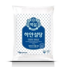 백설 하얀설탕 1kg, 4개