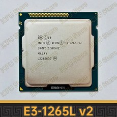CPU 프로세서 E3-1265Lv2 Xeon E3-1265L v2 SR0PB 4 코어 8 스레드 8MB 45W LGA1155 2.5GHz