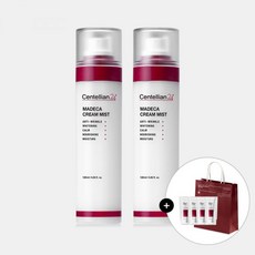 동국제약 센텔리안24 마데카 크림 미스트 120ml x 2개 + 더 마데카크림 1ml x 4개 + 쇼핑백 / 보습 탄력에 도움 속건조에 도움 집중 영양 케어 413991, [1+1] 크림 미스트 + 사은품[C08]