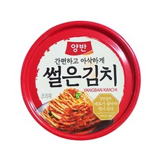 동원 양반 썰은김치 160g / 볶음 갓 총각 열무 김치, 1캔