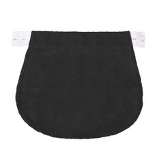 1-3Pcs 여성 임신 허리띠 벨트 조정 가능한 탄성 출산 임산부를위한 허리 Extender 의류 바지를 길게, [01] 1Pcs Black, 1개