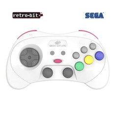 Retro-Bit SEGA Saturn® PRO - 2.4GHz Wireless Pro Controller for Sega Saturn Sega Genesis Mini Swi