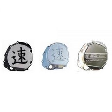 Yana Shiki CA4309LRC Chrome Solid Flat Style with LRC Engraved Clutch Cover for Suzuki GSX 1300R Hay, Yana Shiki CA4309LRC Chrome So, 1개