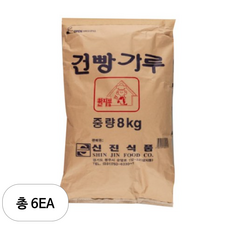 신진식품 건빵가루, 8kg, 6개