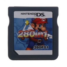 [해외] 280 In 1 F01 컴파일 비디오 게임 카트리지 카드 Nintendo DS 3DS 2DS 슈퍼 콤보 멀티 카트, 280in1 Without box