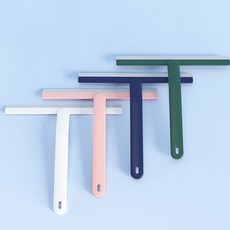 유리 창문 닦이 청소 도구 베란다 샷시 욕실 거울 물기 제거 세차 와이퍼 밀대 용품, B 핑크, 1개