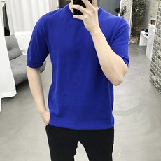 머슬핏니트반팔