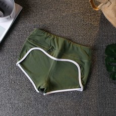 돌핀팬츠 트레이닝 헬스 반바지 테니스 녹색 운동