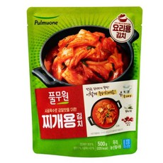 풀무원 홈파티음식 찌개용 요리김치 (500g) 아침식사대용 다이어트음식 완내스 풍미업 감칠맛업, 20개, 500g