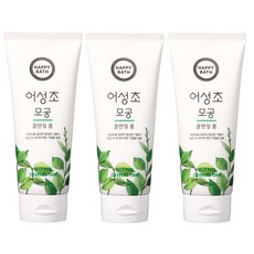 해피바스 어성초 클렌징 폼 200ml 3개