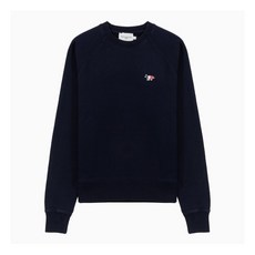 MAISON KITSUNE [명품]메종키츠네 FW00308KM0001 NA 트리컬러폭스 맨투맨 네이비 여성 맨투..