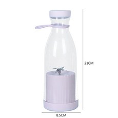 레몬착즙기 녹즙기 수동착즙기 휴대용 블렌더 과일 믹서 380-420ml 미니 소형 전기 Juicer 컵 병 USB 충전, 01 A_01 380ML
