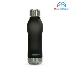 아쿠아마인 친환경 미네랄메이커 모르비도 텀블러 600ml 마그네슘 미네랄워터 생성, 블랙