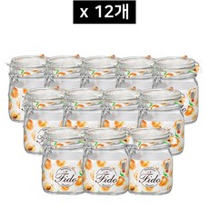 보르미올리 피도 밀폐유리병 투명 750ml 12개