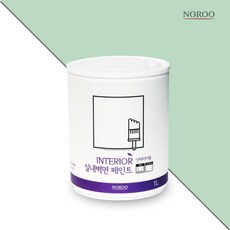 노루페인트 실내벽면용 페인트, 페리도트, 1L, 1개