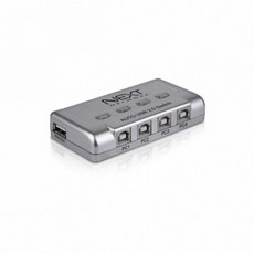 1대4 USB2.0 공유기 NEXT-3504PST컴퓨터주변용품/스피커잭/옥스케이블/모니터선/컴퓨터악세사리/PC용품/r, 단일상품