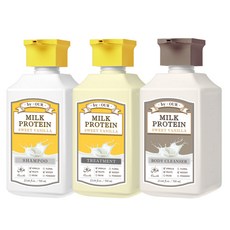 바이아우어 밀크프로틴 샴푸 + 트리트먼트 + 바디워시 스위트바닐라 700ml, 1개