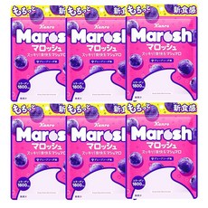 Kanro 칸로 Marosh 존뜩한 마로쉬 콜라겐 그레이프 소다맛 50g x 6봉지