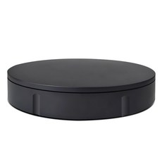 촬영턴테이블 회전판 자동 전동 스튜디오 촬영장비 제품촬영, 30cm 원격제어 속도조절 150kg부하 블랙, 1개