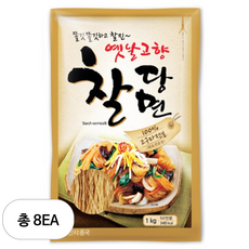 라이브잇 진미 옛날고향찰당면, 1kg, 8개