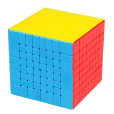 간 간즈 GAN MOYU 스피드 큐브 Meilong 매직 스티커리스 4x4 5x5 6x6 7x7 8x8 퍼즐 장난감 선물, 8x8 Stickerless