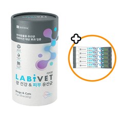 종근당 라비벳 독&캣 장건강&피부유산균 1박스(30포)+5p, 단품, 단품 - 라비벳