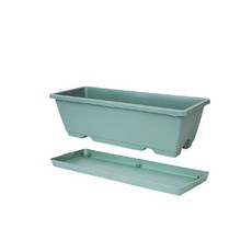 Makone 야채 냄비 야채 직사각형 화분 플라스틱 긴 냄비 딸기 화분 심기 냄비, [두꺼운] 과일 그린 (4) 홀렌 분지 [5 활동], 플라스틱-초대형