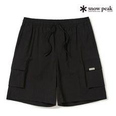 스노우피크 남성 루트 카고 반바지 S24MMRHP60-BK