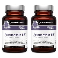 Quality of Life Astaxanthin SR 아스타잔틴 3mg 30정 2병, 2개