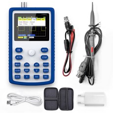 FNIRSI-1C15 전문가 디지털 오실로스코프 500 MS/s 샘플링 속도 110MHz 아날로그 대역폭 지원 파형 저장, [01] 1C15, 1개