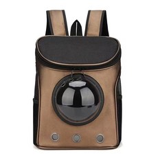 PET BAG CAT 배낭 외출 지퍼 공기여행 2PCS 핸드백 운반 강아지산책가방 나들이, 금빛의