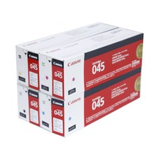 캐논 정품인증 MF635Cxz 토너 4색1세트 CRG-045 BK/C/M/Y 평균 검정 1400매/칼라 각 1300매, 1개, 검정+칼라
