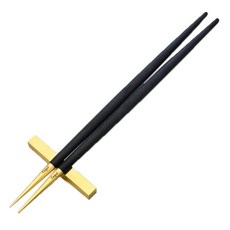 22cm GO.29 GB [] 쿠치 폴 고아 블랙 골드 젓가락 젓가락 젓가락 세트 커플, 1개