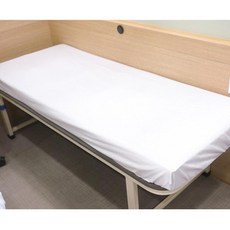 병원 침대 커버 시트 입원 사각 밴딩 처리 깔끔한 수면 진드기 방수, 1개