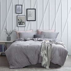 나이스필 마일드 그레이 밍크 극세사 차렵이불S