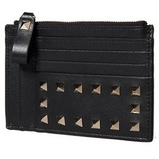 발렌티노 18S/S 락스터드 동전카드지갑 블랙 PW2P0673 BOL 0NO