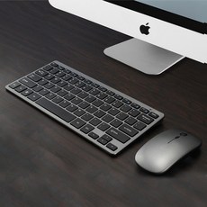 무선 소형 PC 키보드 충전식 78 키 2.4Ghz 동글 플러그 앤 플레이 데스크탑 노트북 컴퓨터 Win 7 Mac|키보드|, 1개, 단일, 02 combo