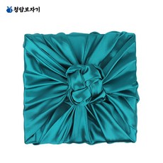 청담보자기 공단 보자기 중형 88cm, 10개, 청옥색
