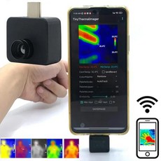 안드로이드 휴대폰용 C 타입 적외선 열화상 카메라-20 1000 °C 32x32 픽셀 앱 제어, 1개