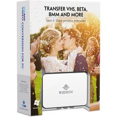 비디오 오디오 카세트 테이프 공비디오 윈도우 10 8용 PC용 VIDBOX USB 2.0 변환, PC & Mac solution