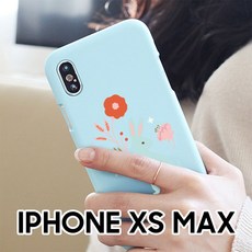 PN 파스텔래빗 아이폰XS Max 실리콘 케이스
