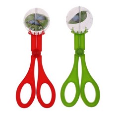 파충류 테라리움 캐치 클램프 수족관 쓰레기 먹이 청소 도구 18.5cm 2 개, 1개