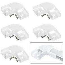 리딩 프로파일 코너 커넥터 90도 17mm 폭 U 자형 슬림 LED 스트립 전용 5pc, 단일옵션