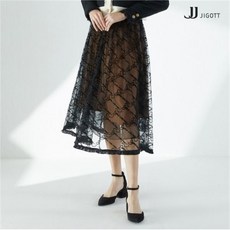 JJ지고트 하트 레터링 샤 스커트 GKAP0SK90