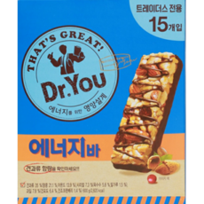 오리온 Dr. you energy bar(에너지바) 40그램 15개, 1개, 600g