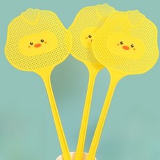 슈리팜 미니 노랑 병아리 파리채 해충퇴치 벌레잡기, 노랑1p, 10개