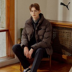 푸마 PUMA NEW 푸마스포츠 웰론 숏 푸퍼 패딩 남성 그레이 B